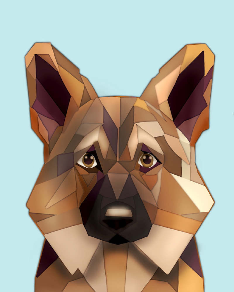 Paper Protector: The German Shepherd - Folded Fidos Collection