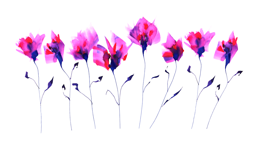 Abstract florals 1