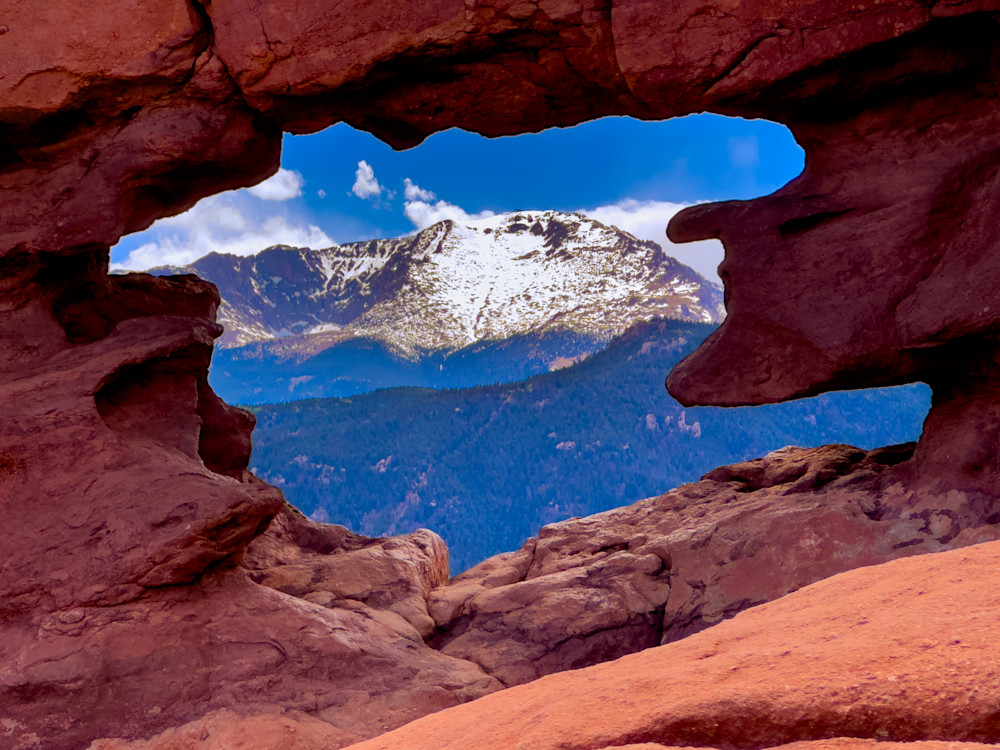 Pikes Peak Through Twins Gog 