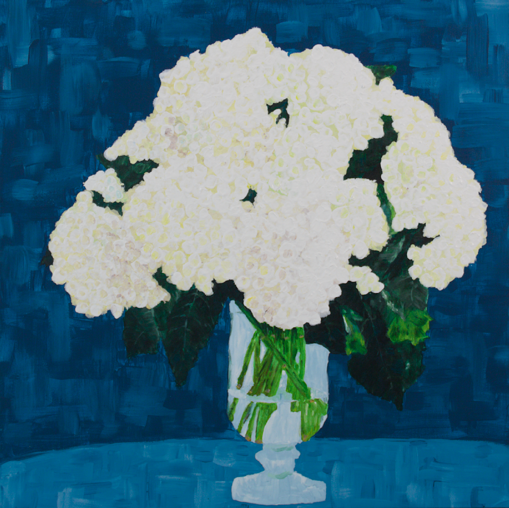 Hydrangea In A Vase