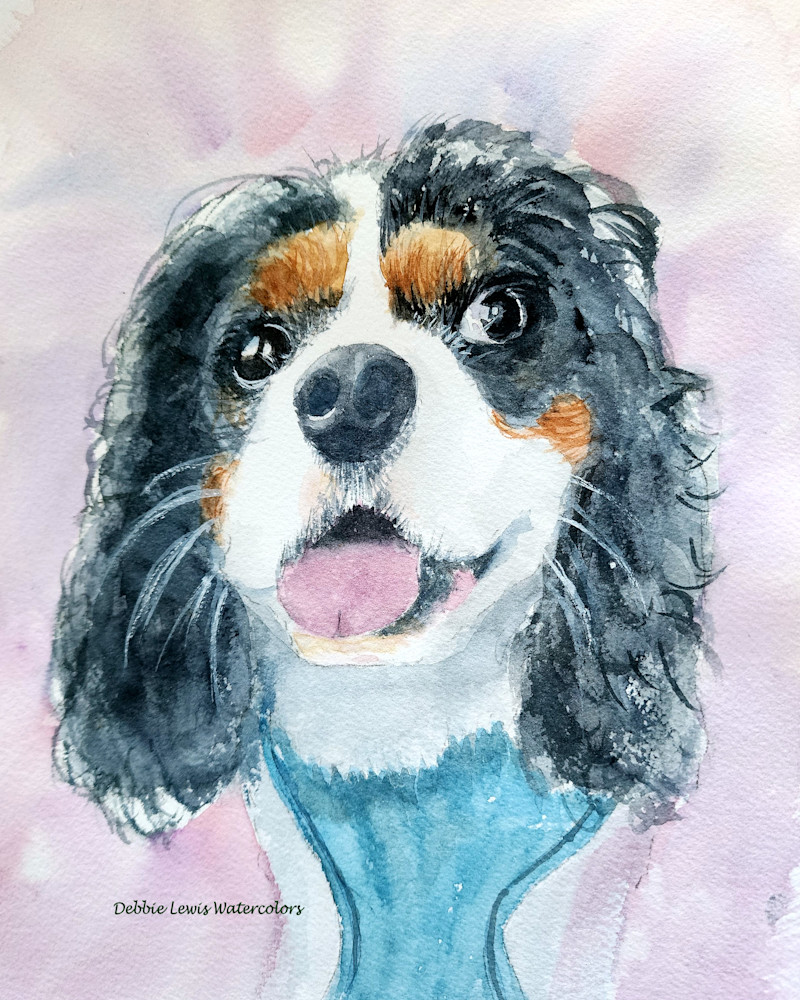 Ollie The Do Good Dog Art | Debbie Lewis Watercolors