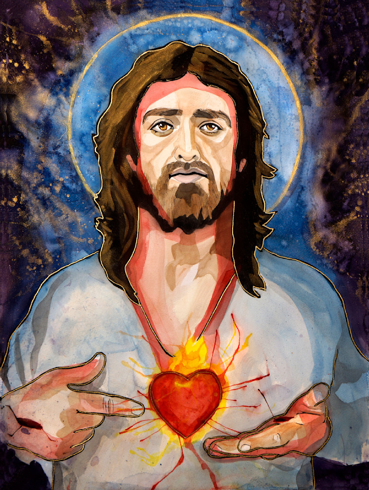 Sacred Heart Of Jesus   Lf Art | William K. Stidham - heART Art