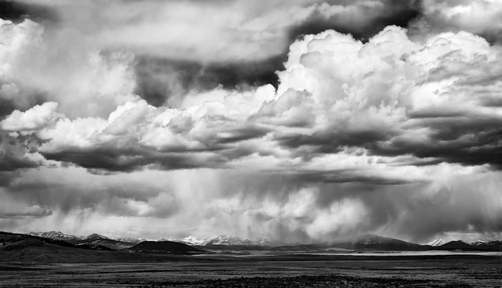 John E. Kelly Fine Art Photography – Rain on the Colorado Plains - Land and Sky