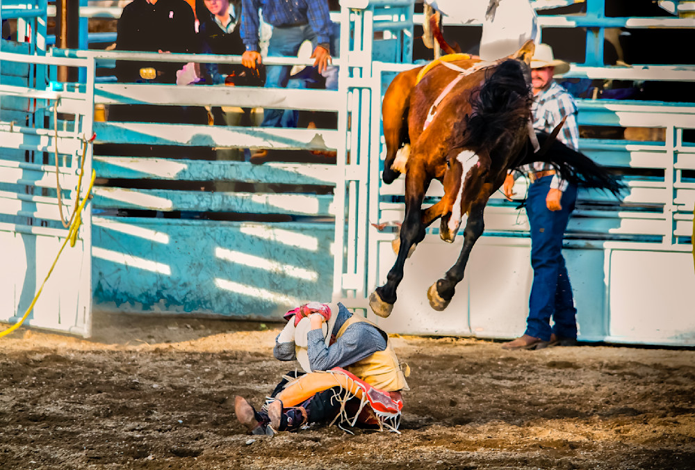 “Fetal”  – Bareback Cowboy / Superior Lions Club Rodeo (Superior, Montana) Photography Art | Jim Storm Photography