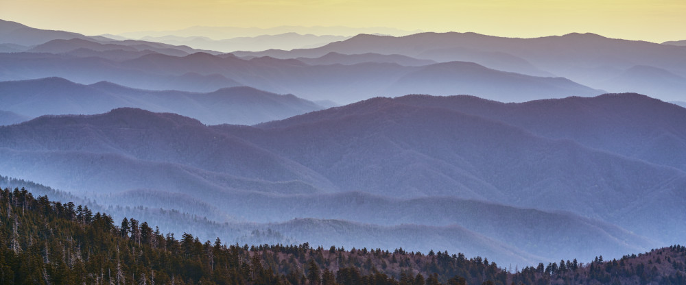 Smoky Mountain Range Photography Art | OMS Photo Art Store