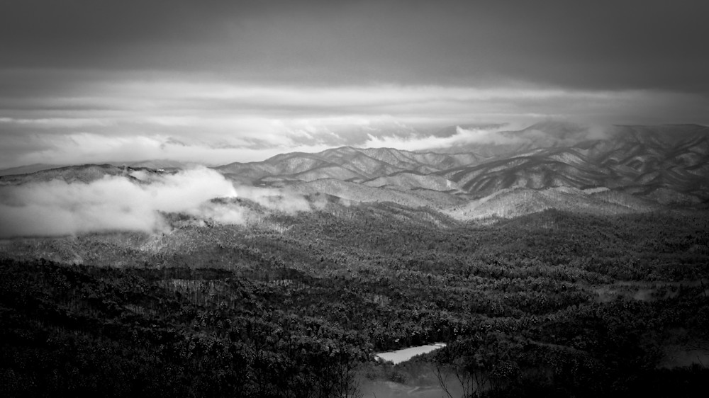 Smoky Mountain Winter Foothills Pkwy Dragon Photography Art | DCD Dixon Fine Art Photography