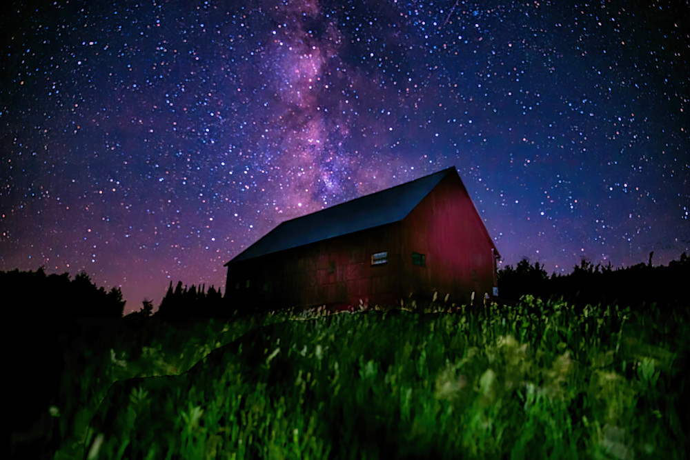 Milky Way & Barn At 2 A.M. On The Solstice Photography Art | Anne Majusiak Photography