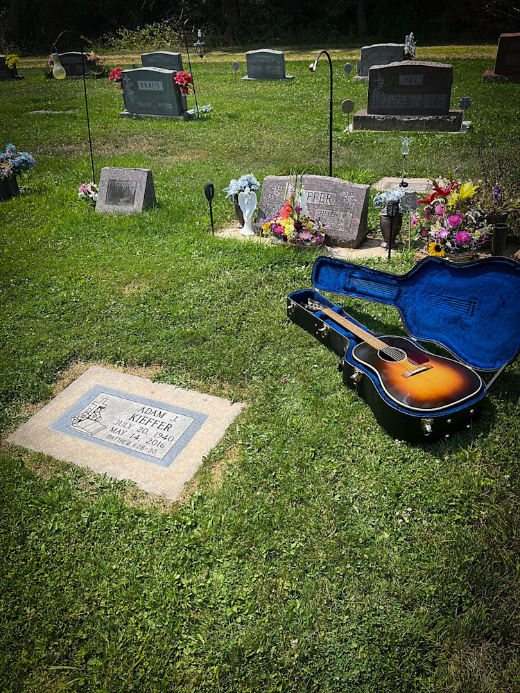 Gravesite Guitar In A Photography Art | Joe Weinshel