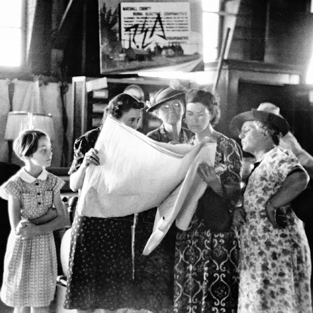 Farm Women Review Plans. Marshalltown, Iowa. 1939  Photography Art | Arthur Rothstein Legacy Project LLC