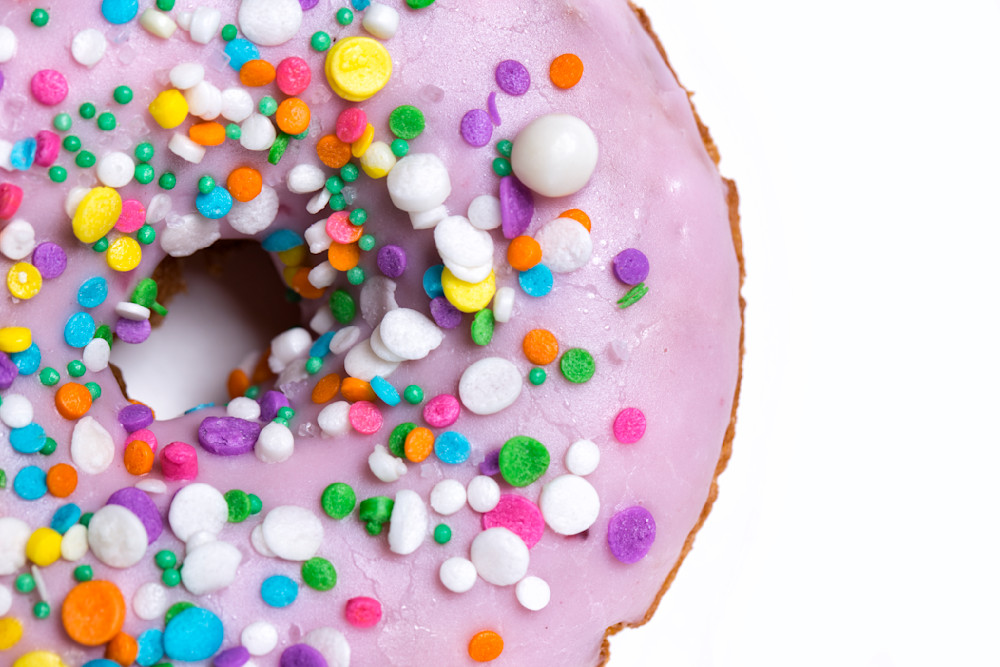 Donut With Sprinkles Photography Art | Fern Creative Media LLC