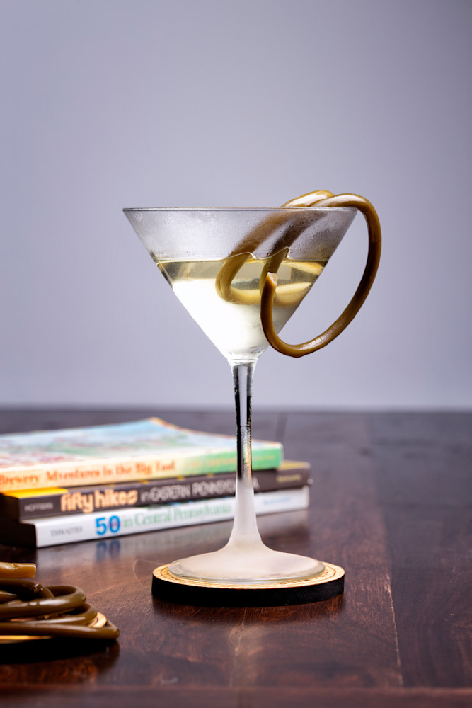 Garlic Scape Martini Photography Art | Fern Creative Media LLC