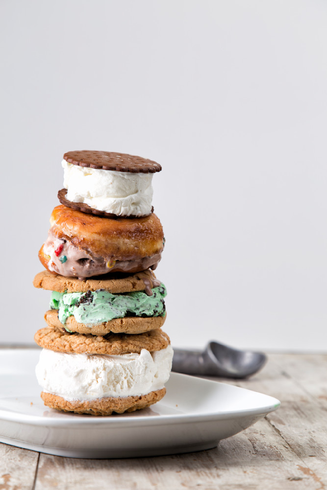 Ice Cream Sandwiches Photography Art | Fern Creative Media LLC