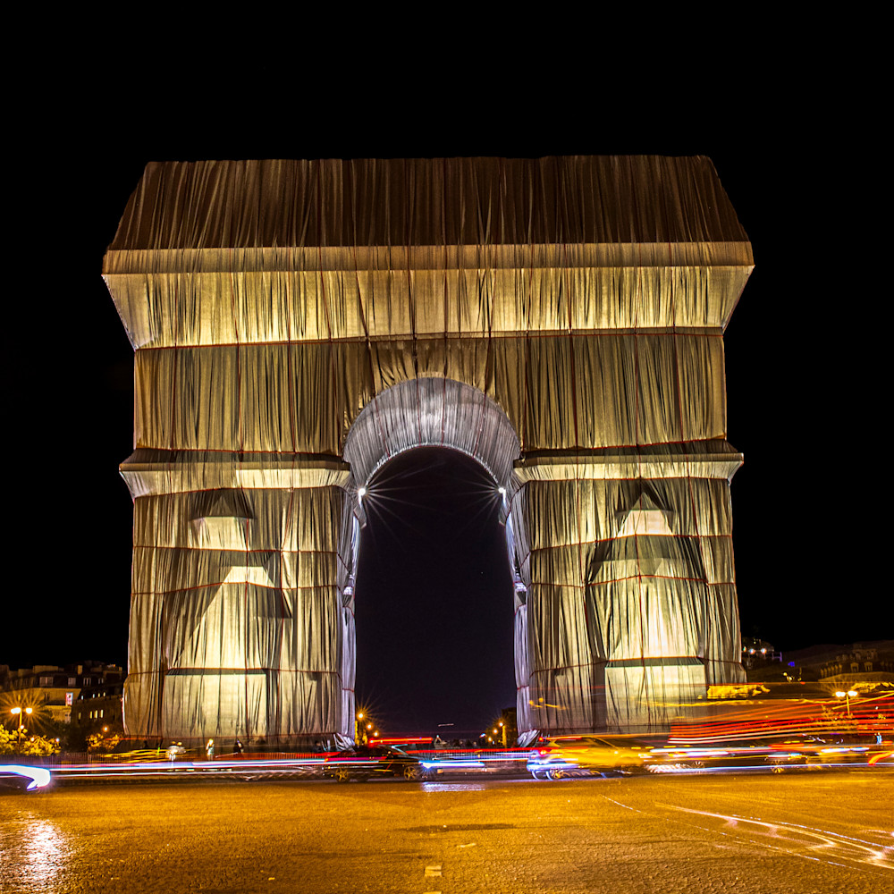 Arc De Triomphe Wrapped Photography Art | Doug Adams Photography