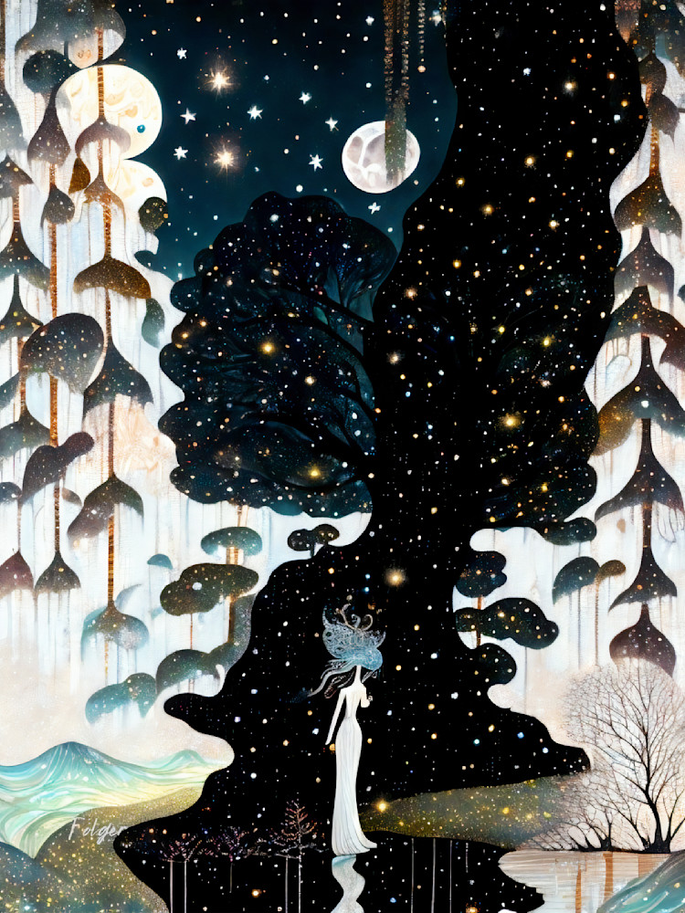 Tree Goddess Dances Art | Jacob Folger Artist