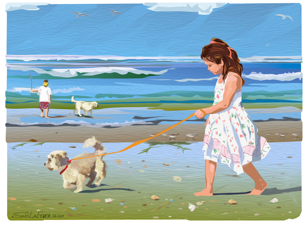 Girl with Dog | Sam LaFever