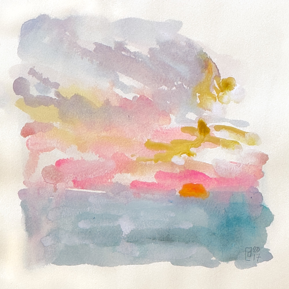 Lake Mi Sunset Ii Art | Laurel Dugan