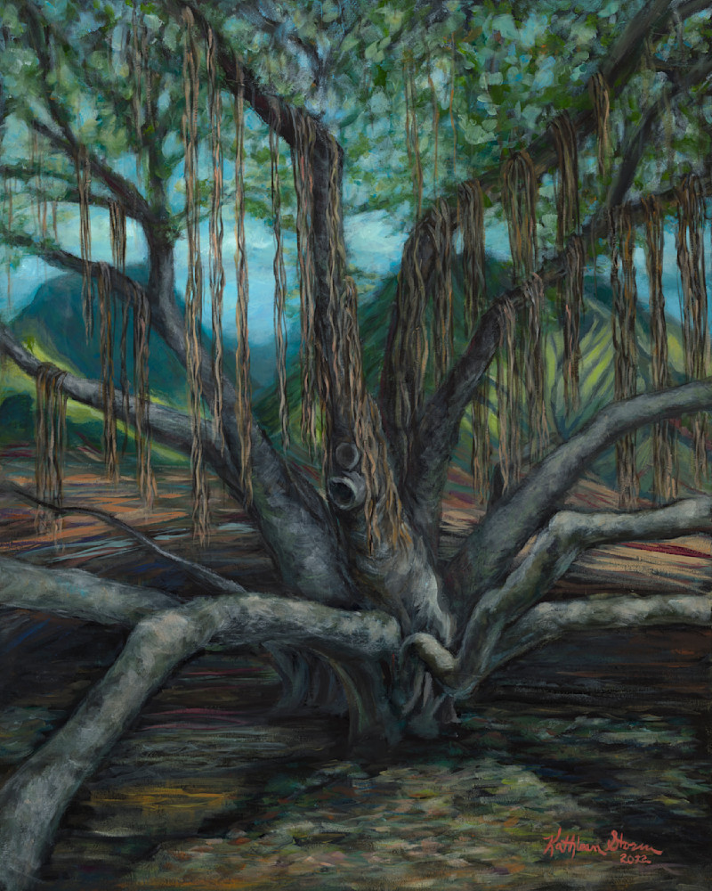 Art Prints And Gifts Of Lahaina Banyan—80% Of The Profit For All Sales On This Page Will Benefit Maui Families Affected By Wildfires On Maui. Art | Kathleen Storm
