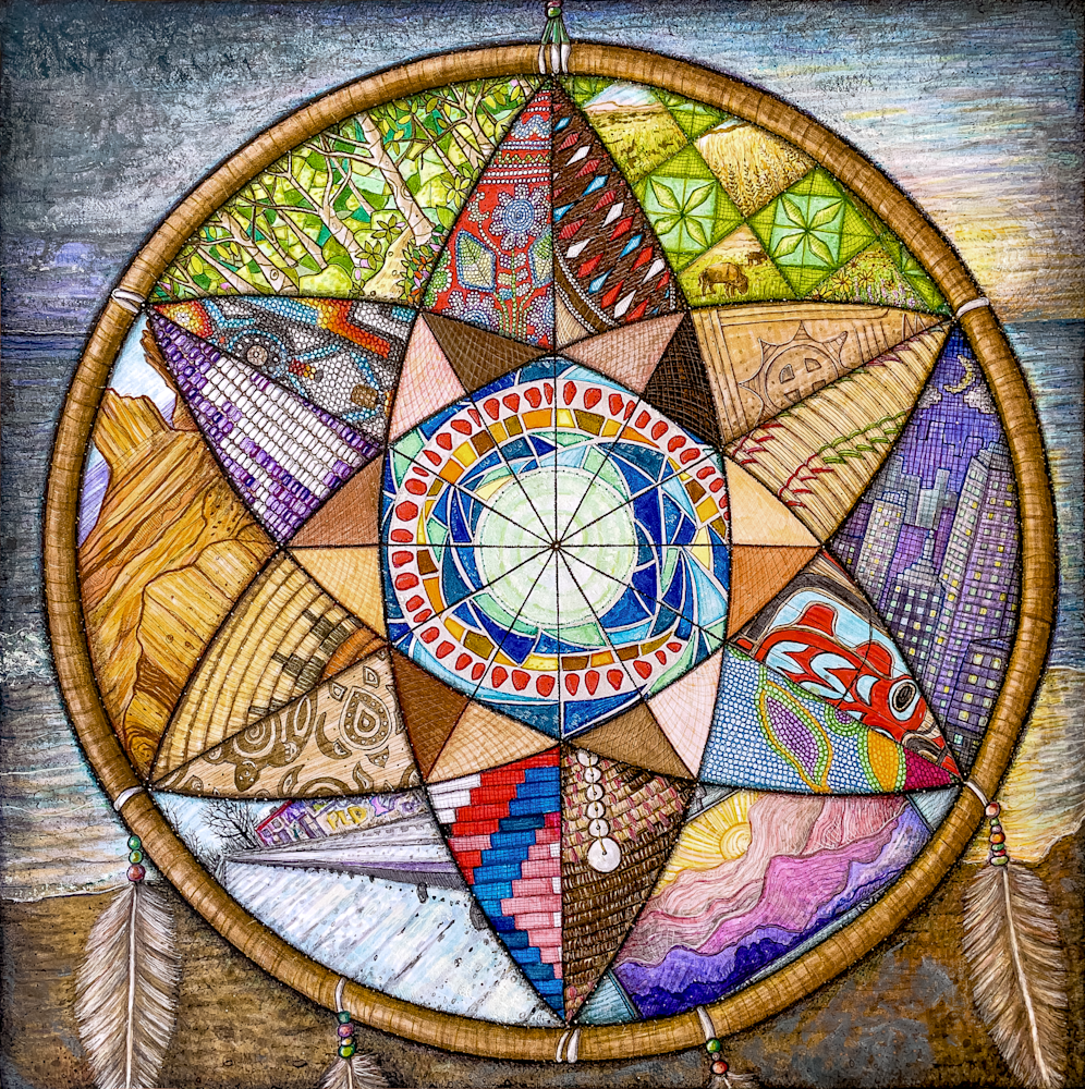 gift shop healing American equilibrium sacred geometry drawing