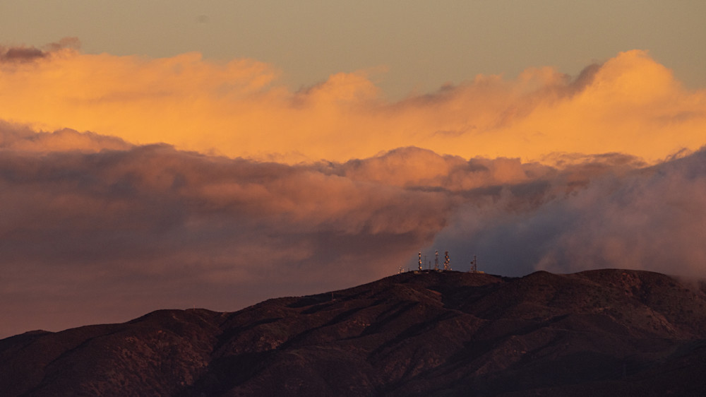 Radio Tower Sunset Art | Leiken Photography