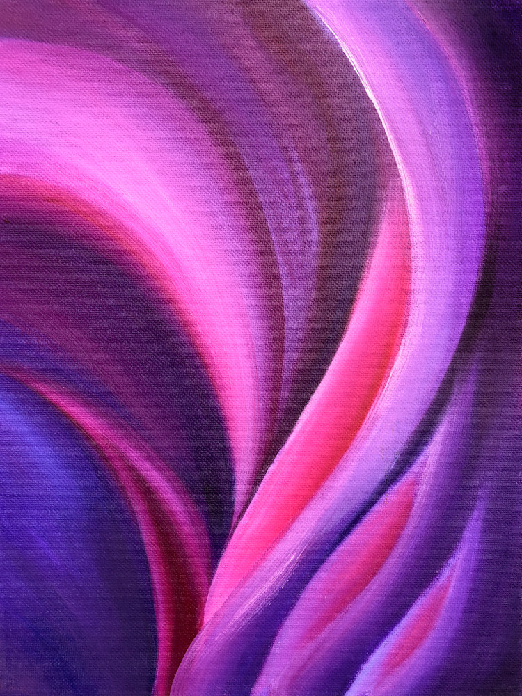 purple, violet, magenta, fronds, movement, bright, saturated