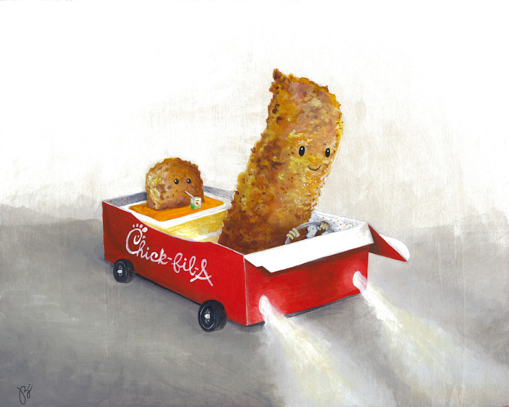 Jayme Brandt Chick Fil A Cart Art | Jayme Brandt Artist