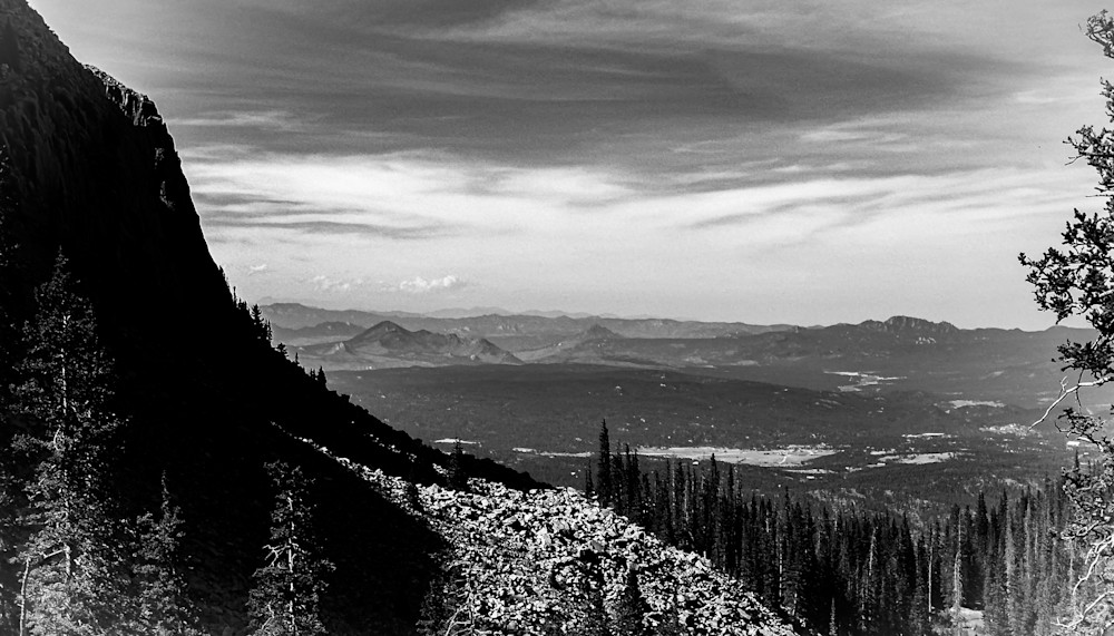 Pikes Peak Hwy View Bw Photography Art | DCD Dixon Fine Art Photography
