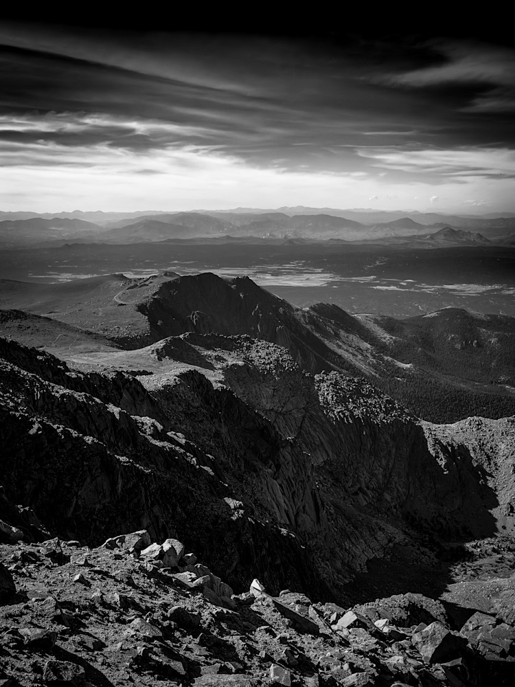 Pikes Peak View Bw Photography Art | DCD Dixon Fine Art Photography
