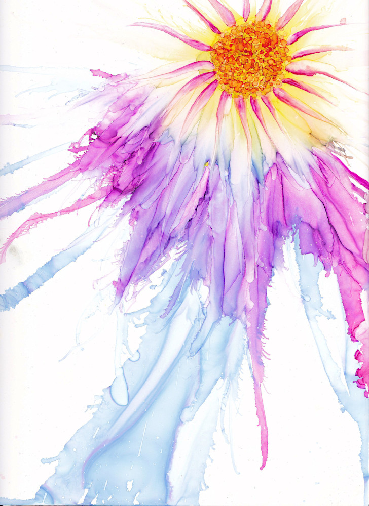 Purple Sunshine  Art | Susan Hanson Art