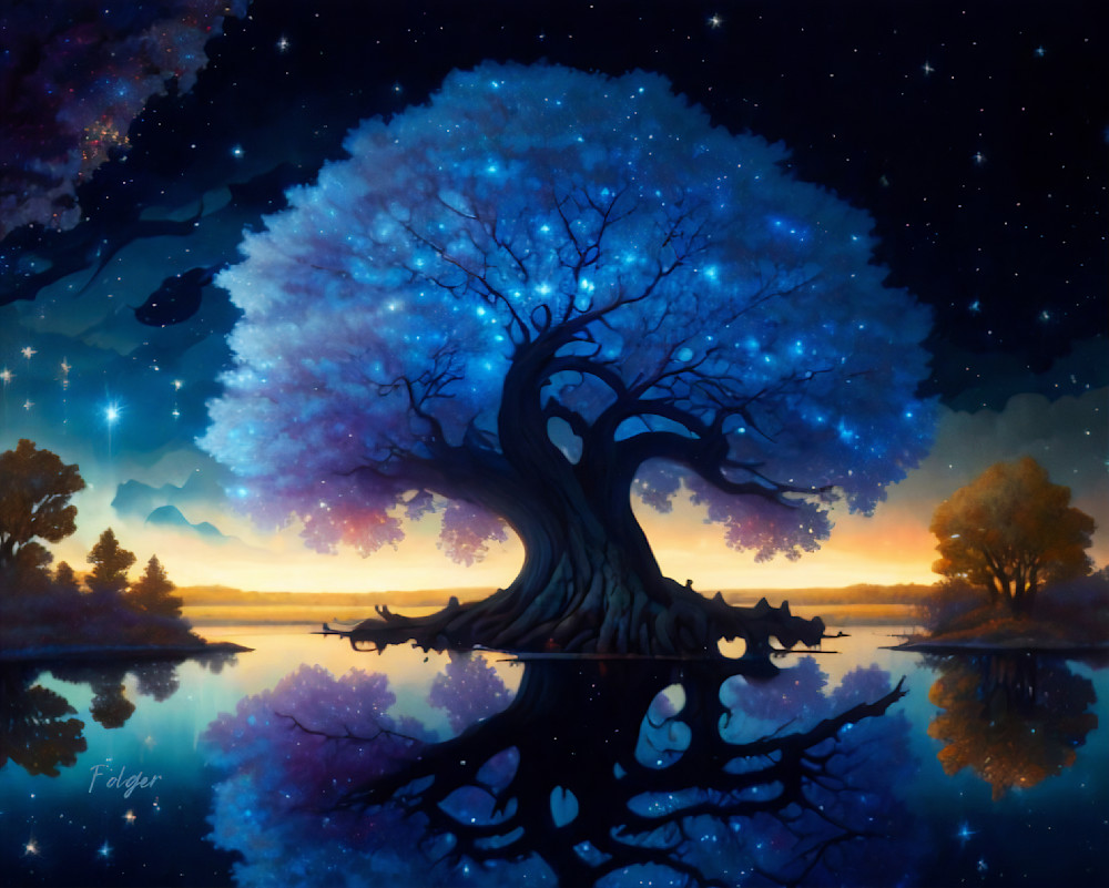 Mythical Tree Of Life Art | Jacob Folger Artist