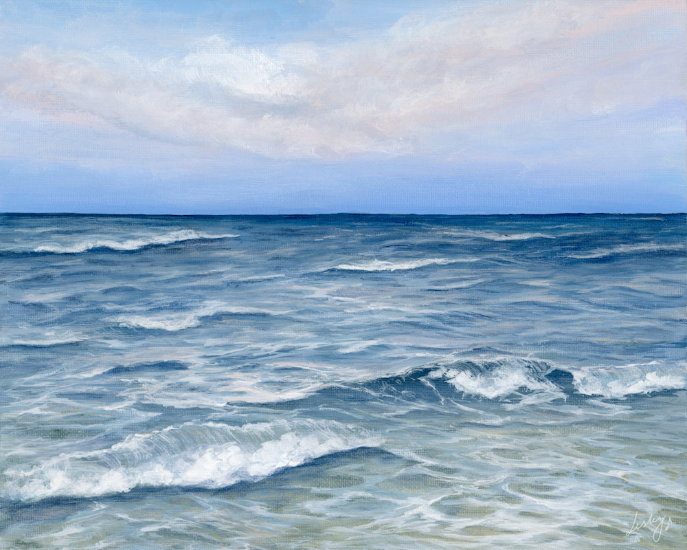 Blushing Sky Serenade Art | lesleyfineart