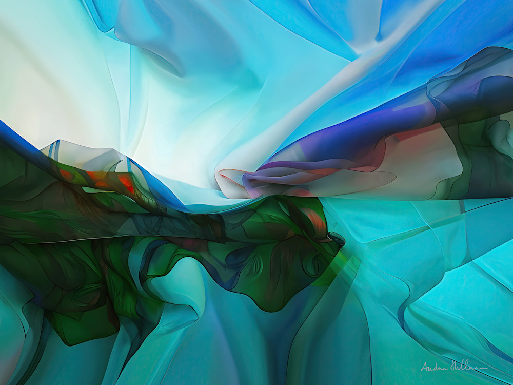 Lake Brienz Silk Art | Andrea Hellman