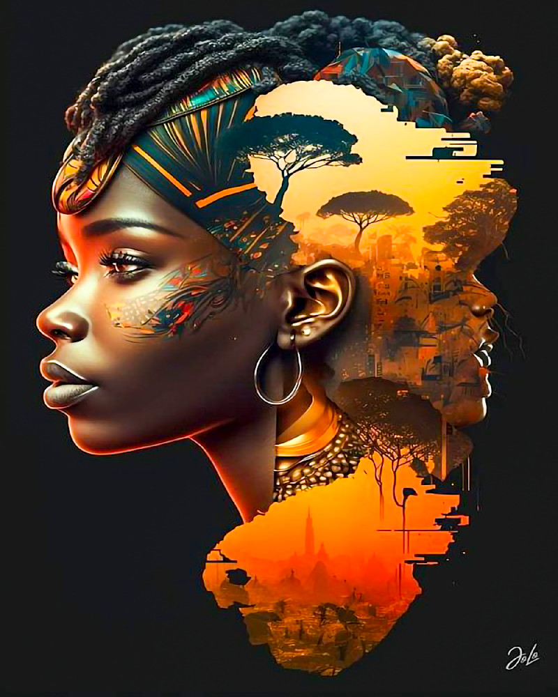 Sister Africa Art | Afrikan World Art