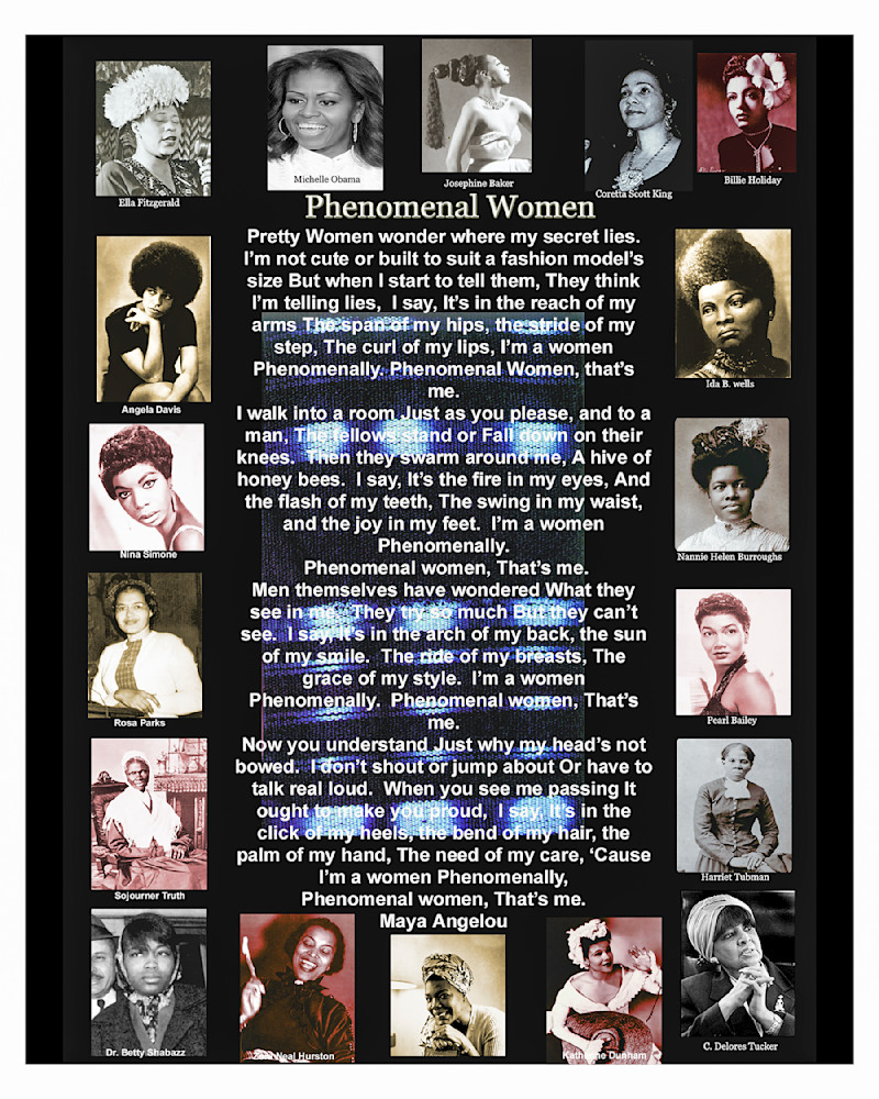 Phenomenal Women Art | Afrikan World Art