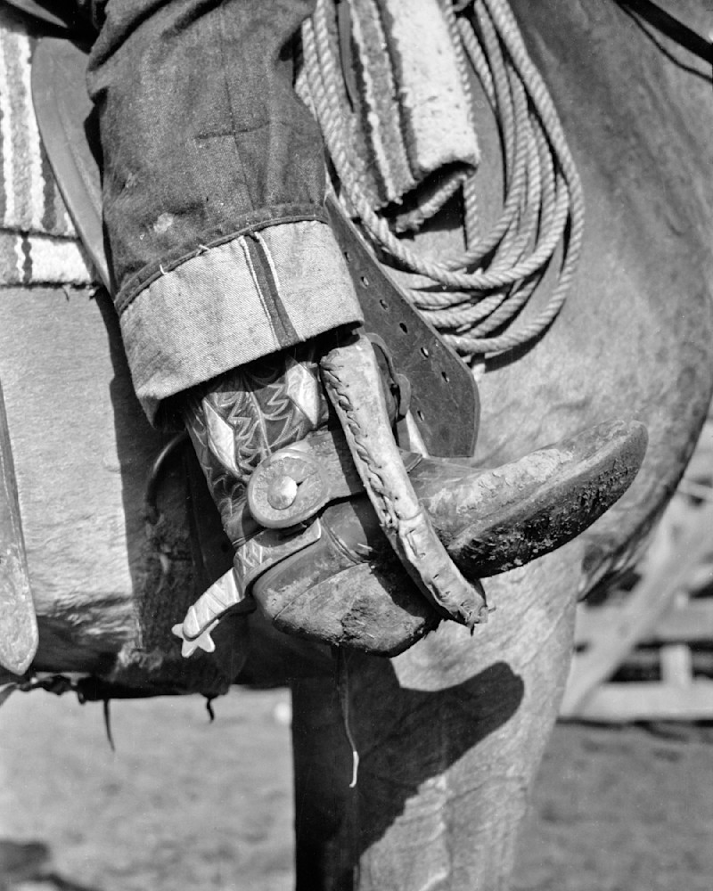Cowboy s Boot And Spur Quarter Circle U Ranch Big Horn County Mt 1939