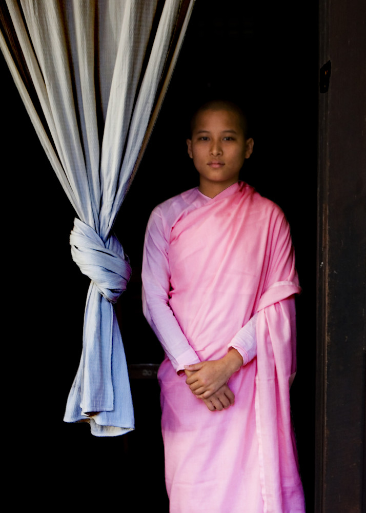 Buddhist Nun Of Mandalay Photography Art | Doug Adams Photography