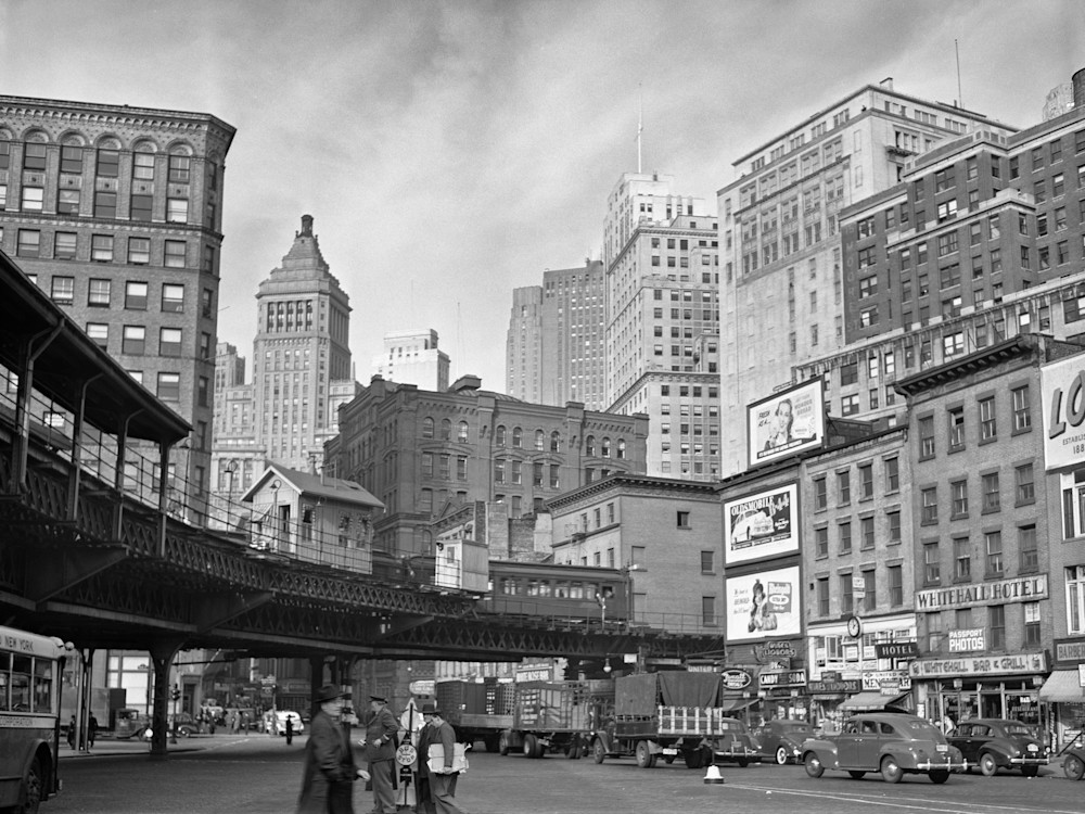 Lower Manhattan. 1941  Photography Art | Arthur Rothstein Legacy Project LLC