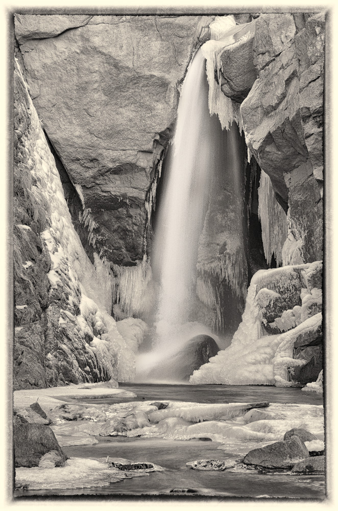 Winter Waterfall Art | Jesse McLaughlin Photography