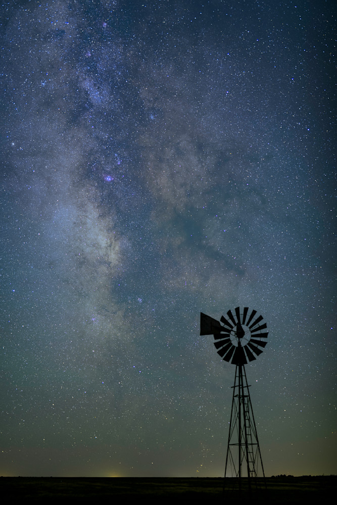 Windmill Milky Way Art | Jesse McLaughlin Photography