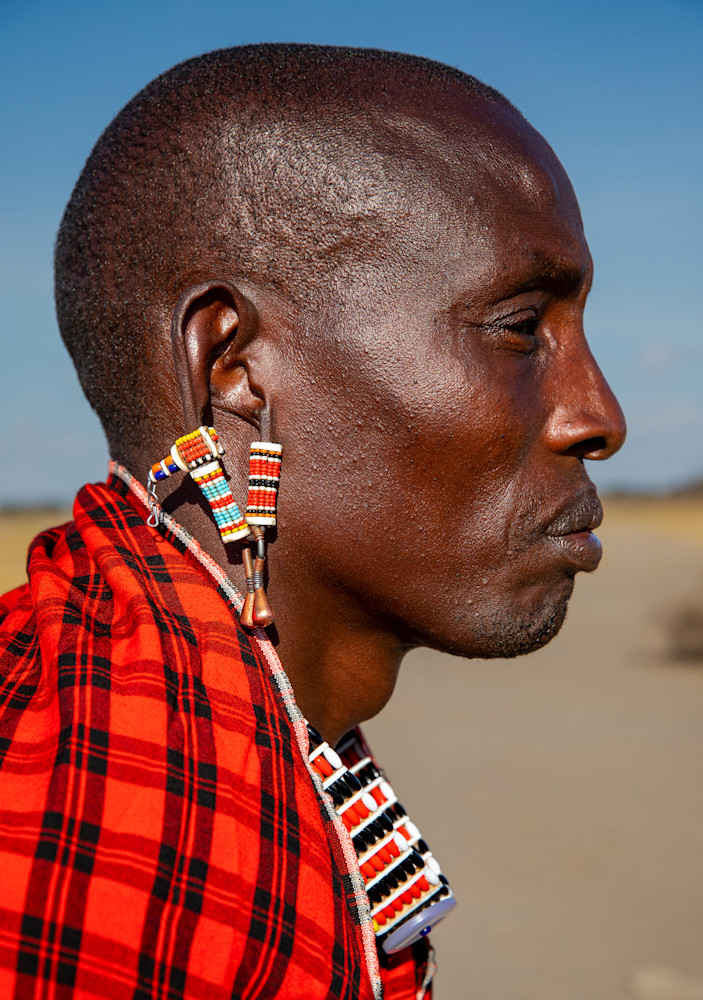 Maasai Village Chief Photography Art | Doug Adams Photography