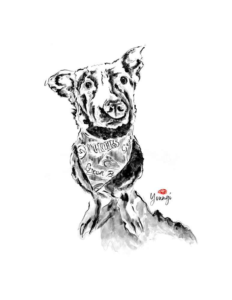 Noodle: Terrier Mix, Mutt Love Art | Youngi-Sumistyle pets