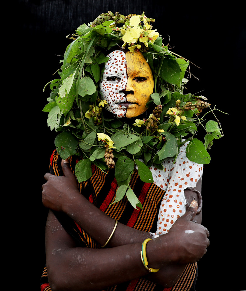 Suri Tribal Portrait Study No 9 Photography Art | Doug Adams Photography