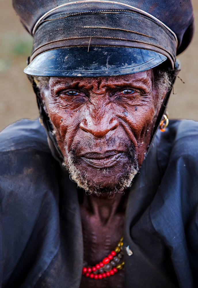 Elderly Hamar Tribal Leader Photography Art | Doug Adams Photography