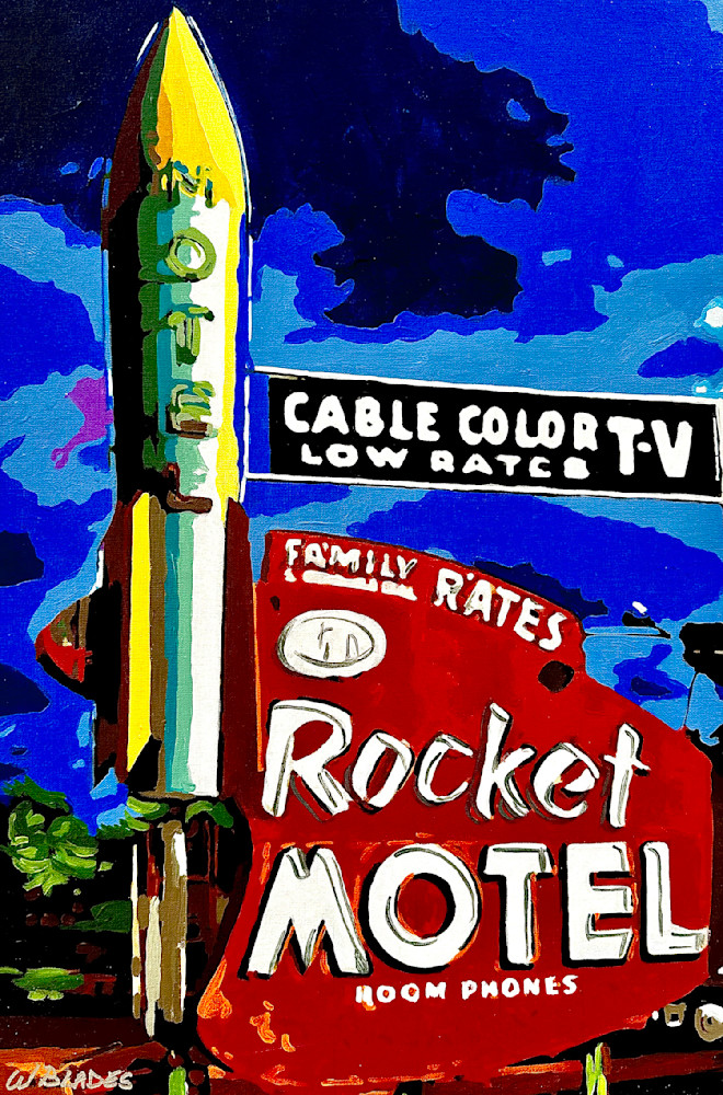Rocket Motel Art | Warren Blades Modern Art