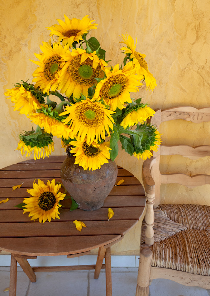 Provence Sunflowers and van Gogh Chair