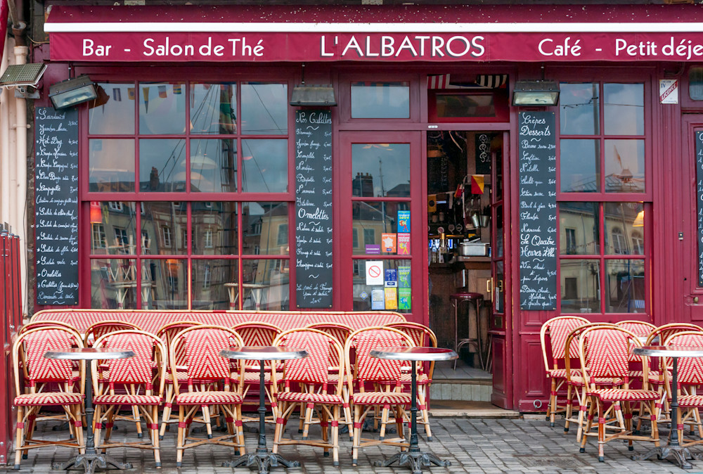 Normandy Honfleur Cafe l'Albatros