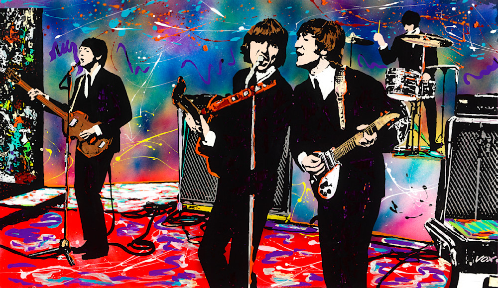 The Beatles Live | Music Icons Art | JD Shultz Art