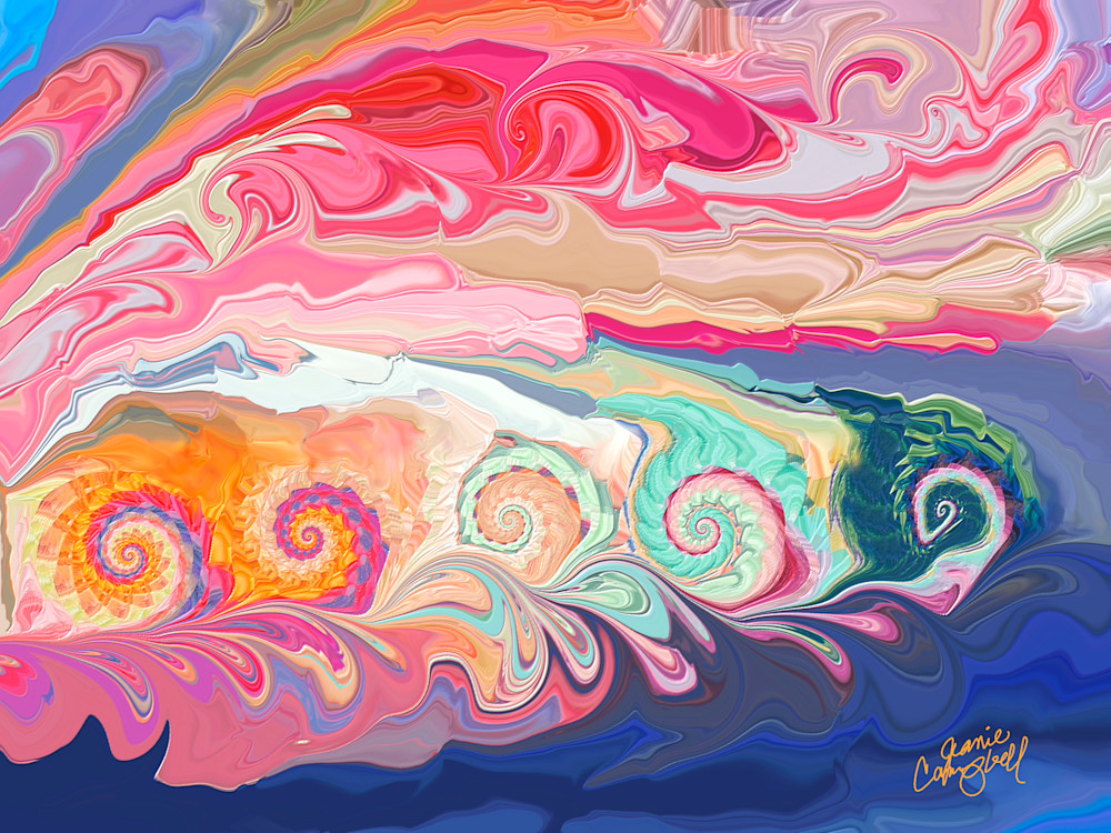 Painting Nautilus Art | Jeanie Campbell