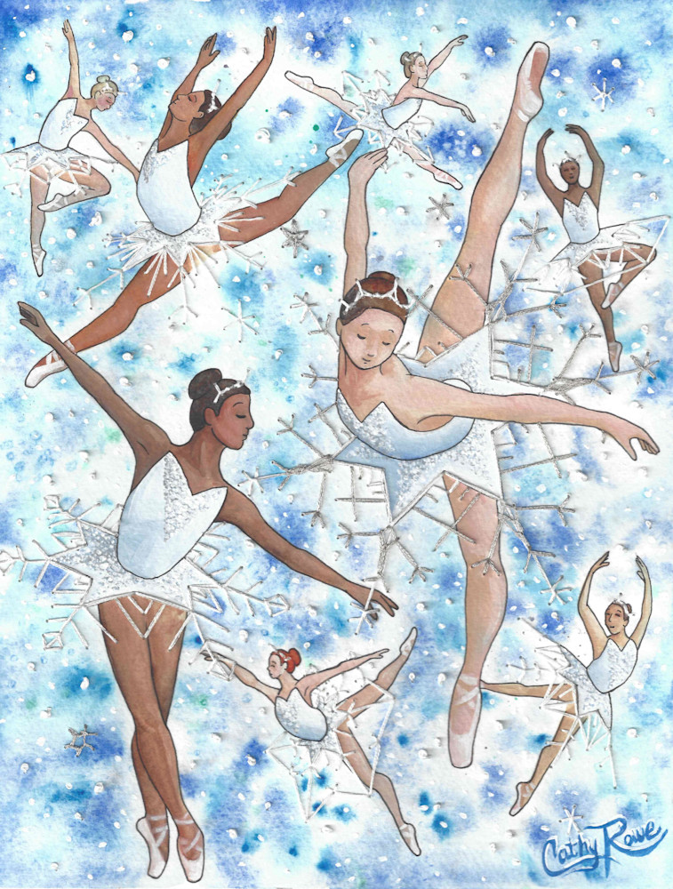 Winter Fairies Art | Cathy Rowe Arts