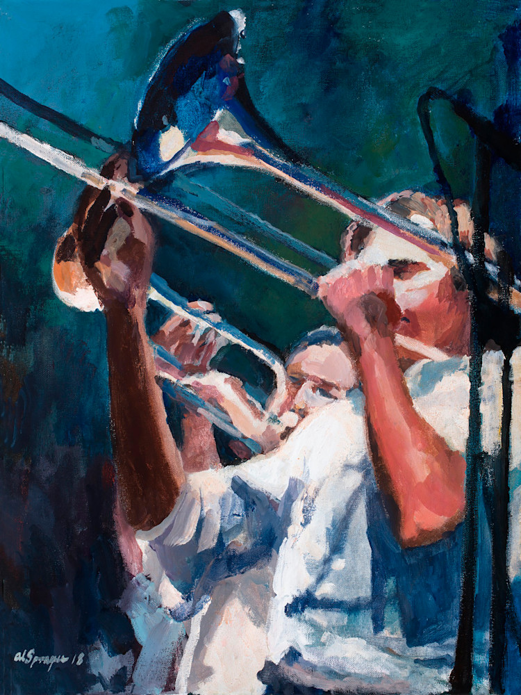 The Jumbo Shrimp Jazz Band Art | Sprague Art