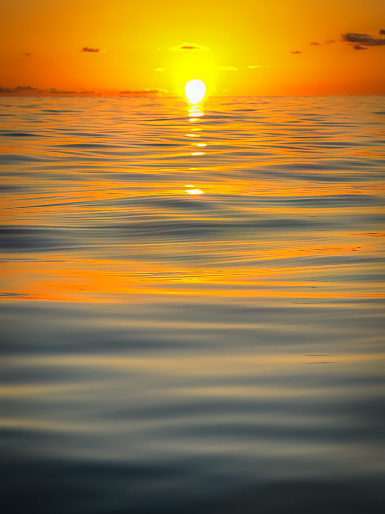 Vertical Sunset Melt Photography Art | Teri K. Miller Photography
